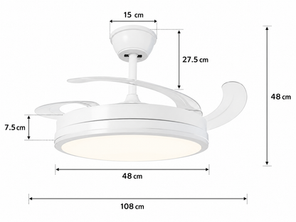 VentoLed™ - Ventilador de Techo